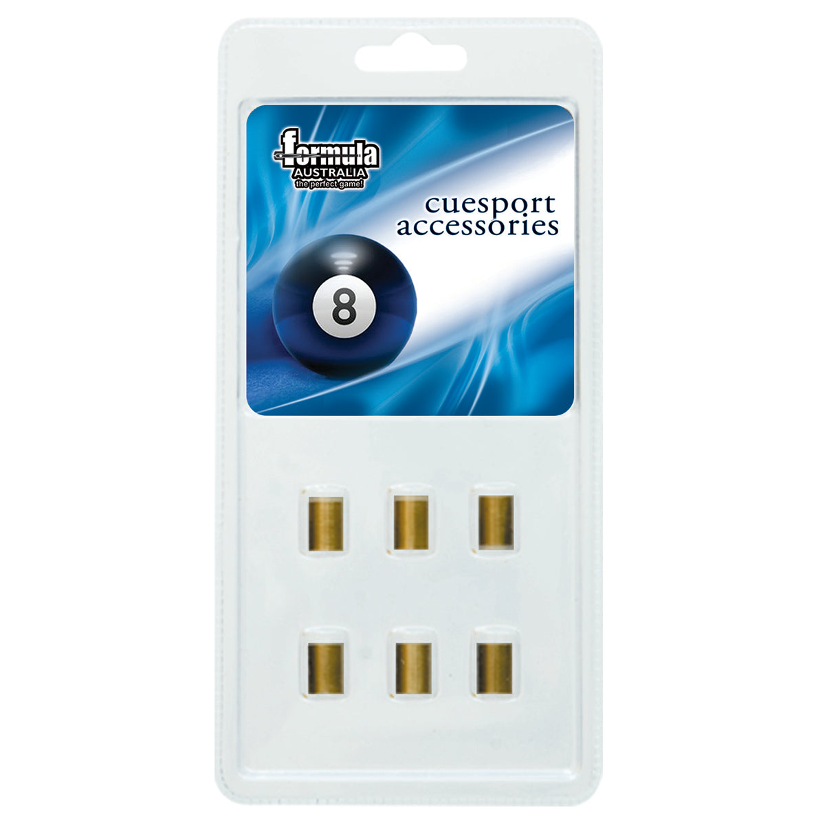 Brass Ferrule Screw On 12mm - SIX PACK