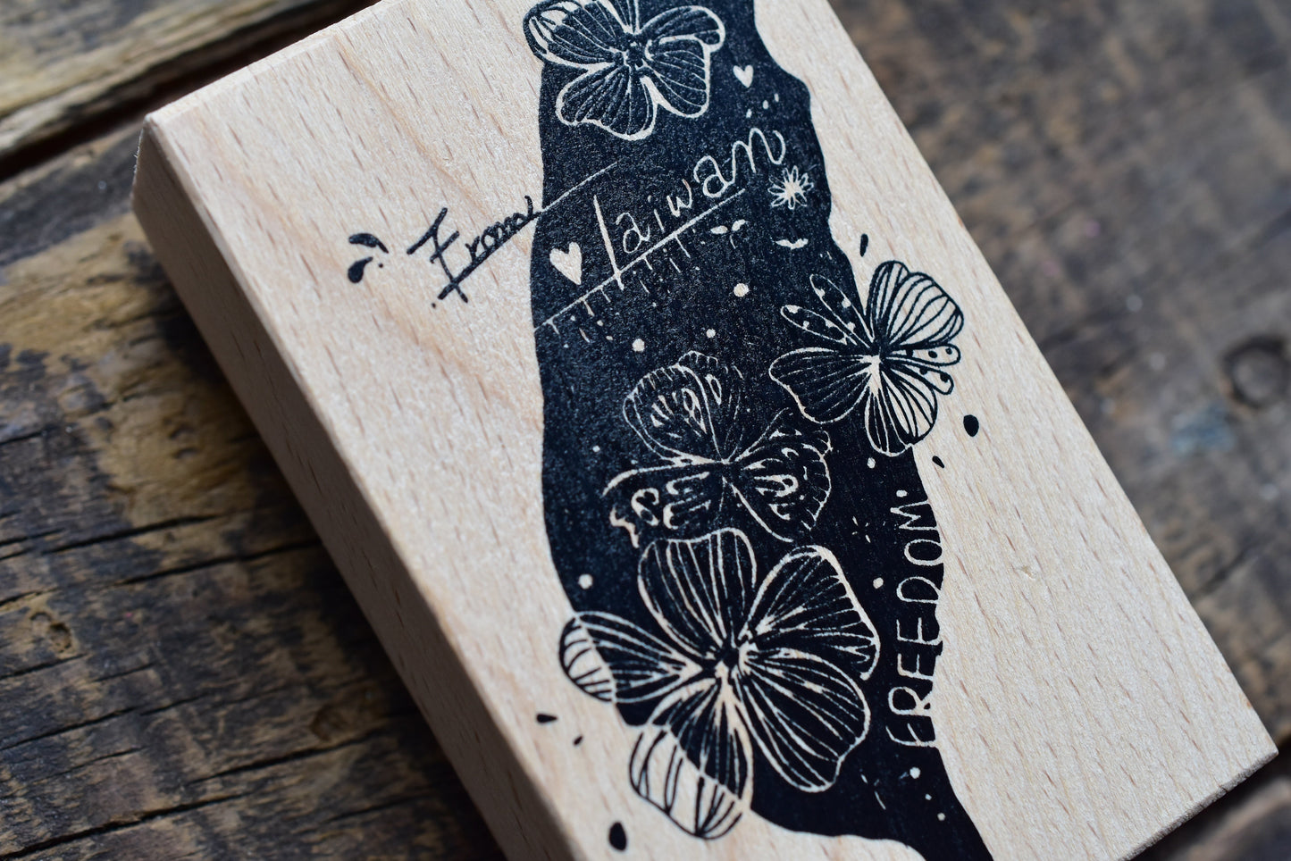 Deer Forest - 島圖花朵/Taiwan Stamp