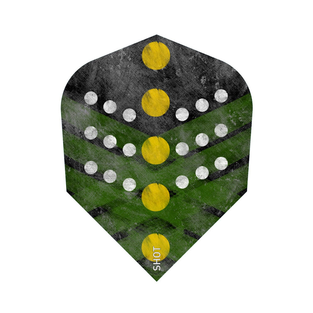 SHOT - Devon Petersen Courage Dart Flights - 100M - Small Standard