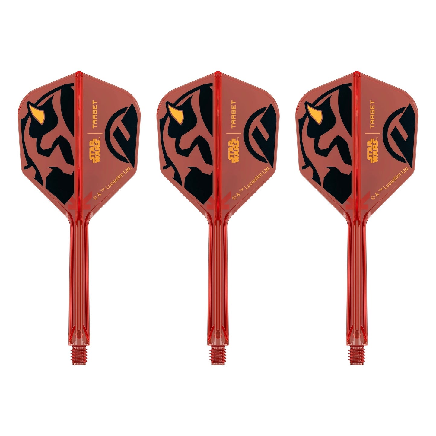 x STAR WARS - K-FLEX NO6 Shape - Darth Maul - All-In-One Moulded Flights