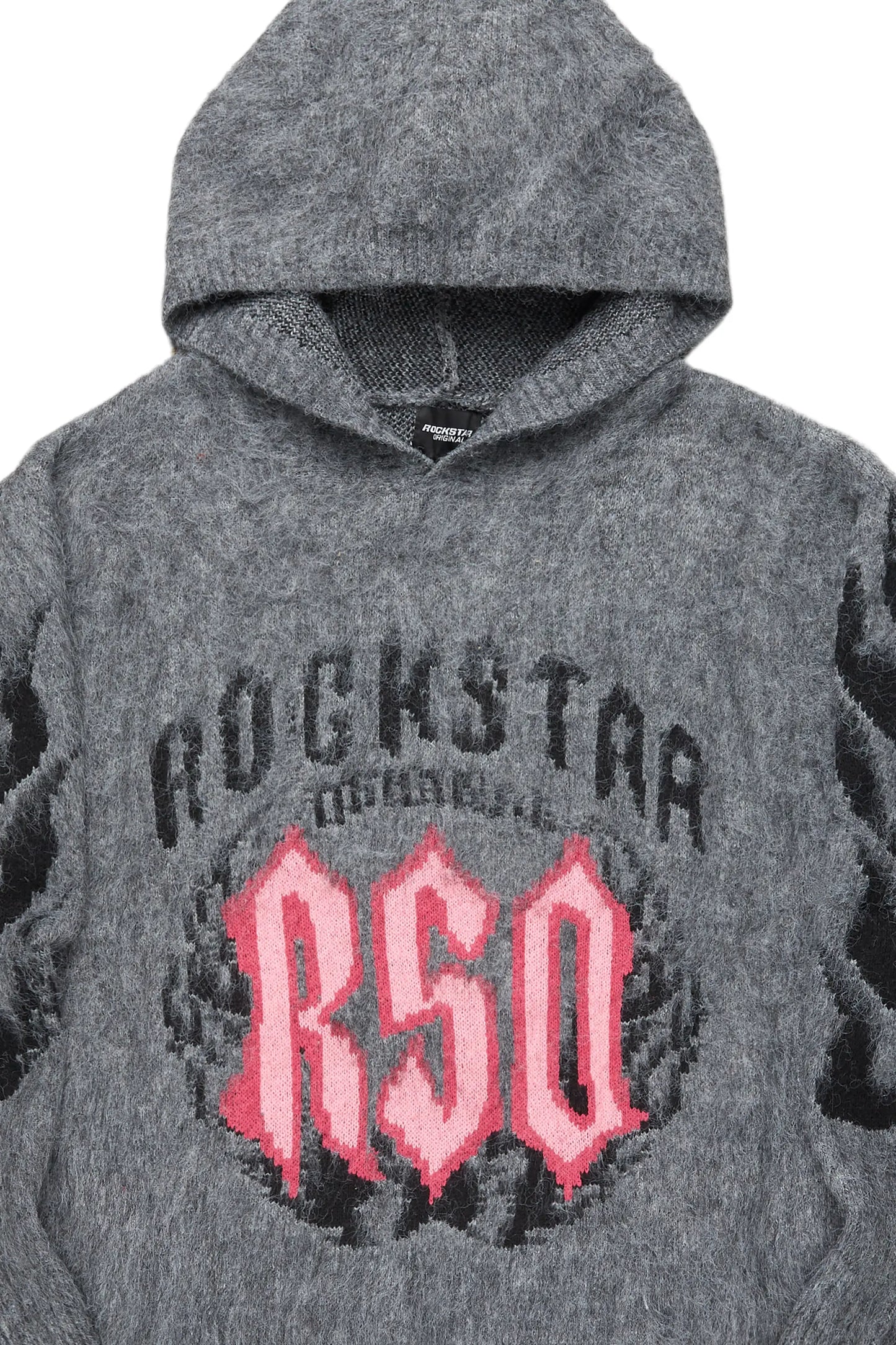 Boaz Heather Grey Graphic Hoodie