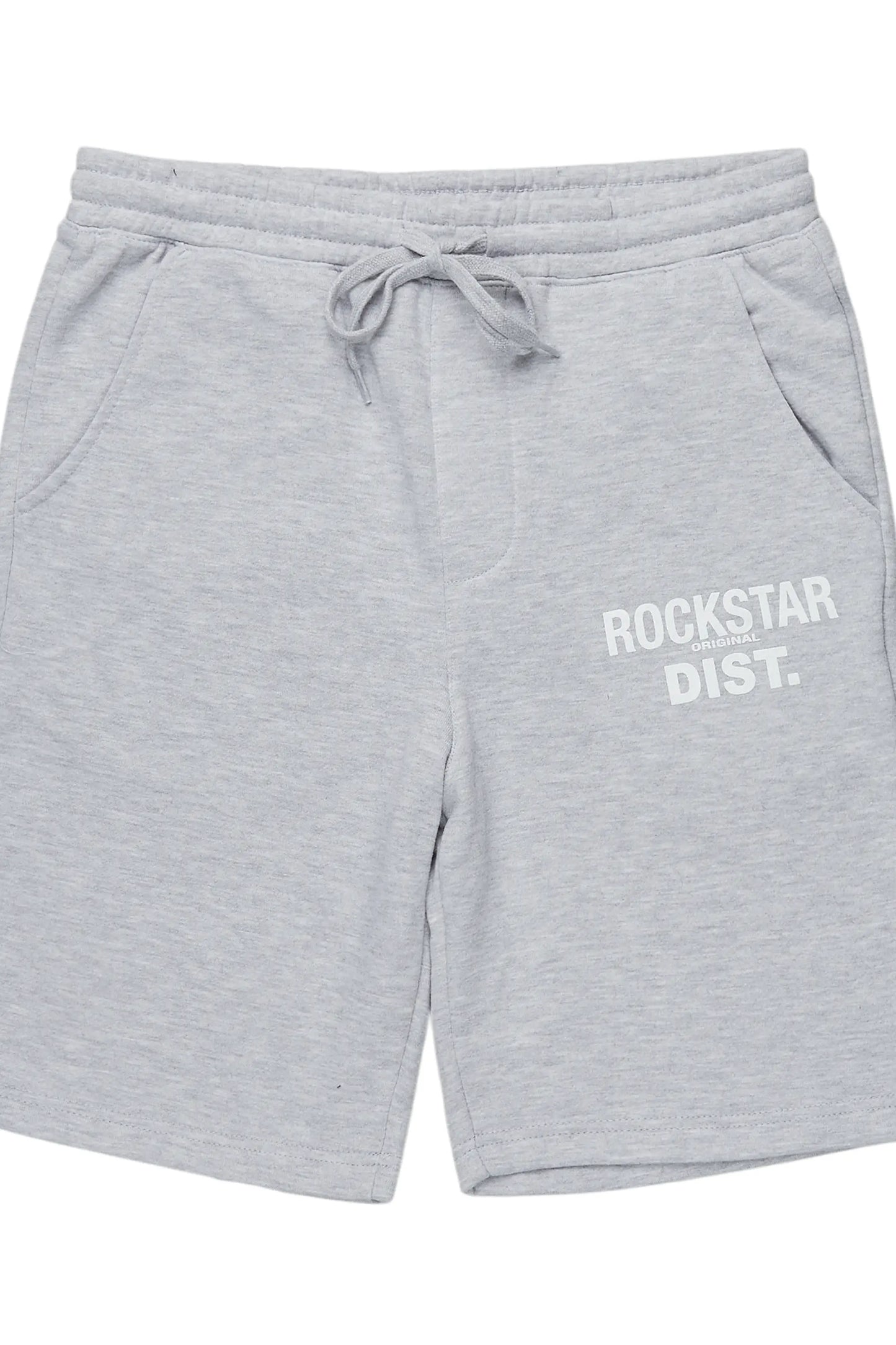 Alpine Heather Grey Fleece Short