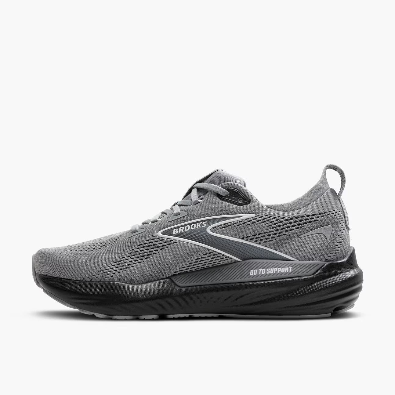 Brooks Men's Glycerin GTS 22 (Extra Wide) - Primer Gray/Ebony/Bluewash