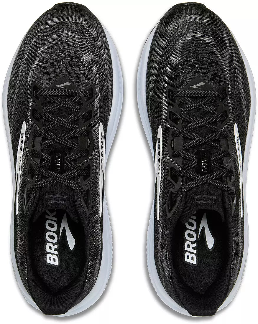 Brooks Men's Ghost 18 (Extra Wide) - Black/Grey/White
