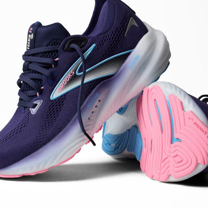 Brooks Women's Glycerin 22 (Extra Wide) - Blue Ribbon/Peacoat/Dianthus
