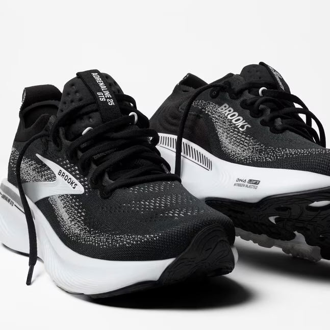 Brooks Women's Adrenaline GTS 25 - Black/Grey/White - Extra Wide (2E)