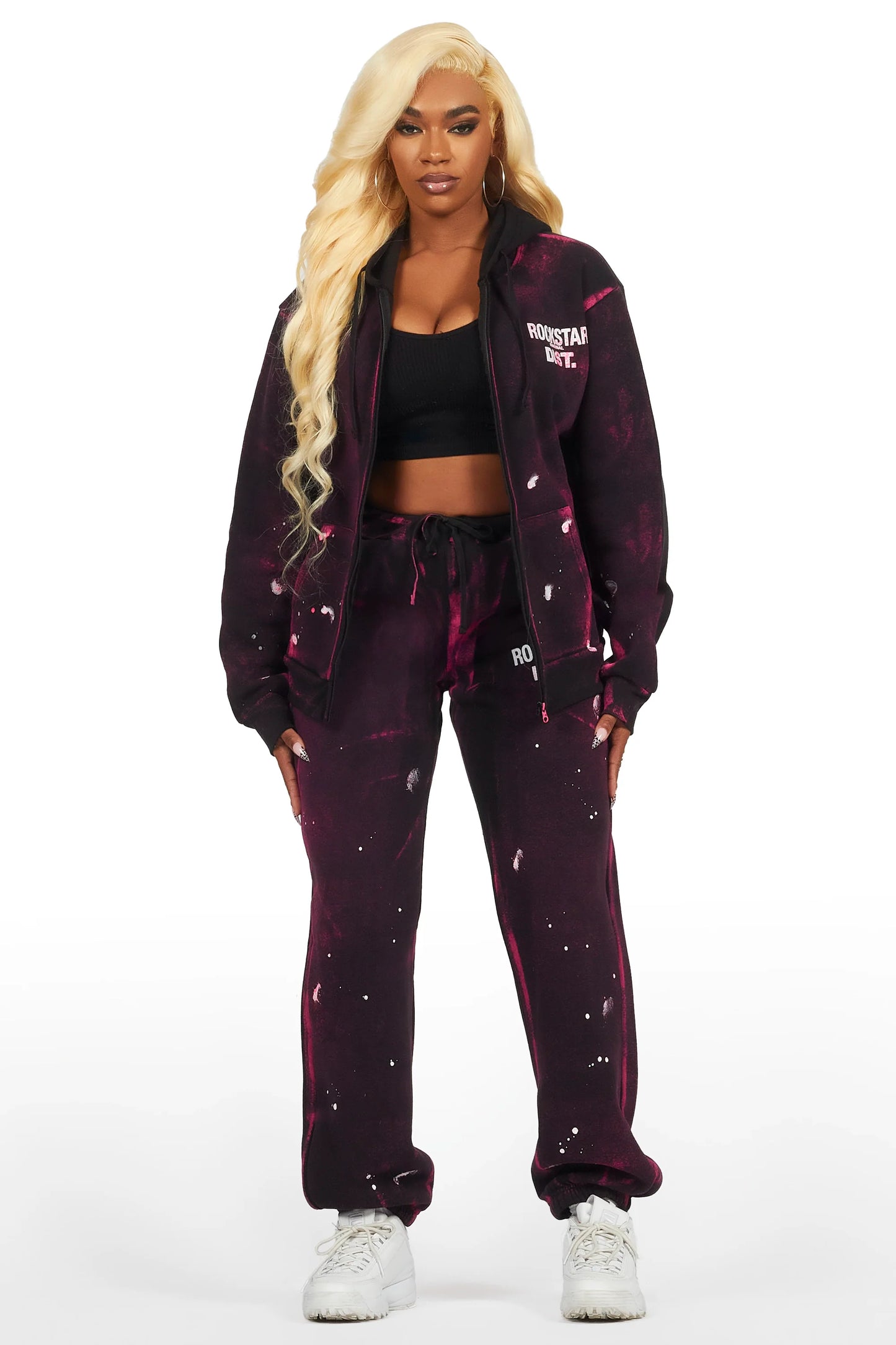 Alaiyah Black Oversized Trackset