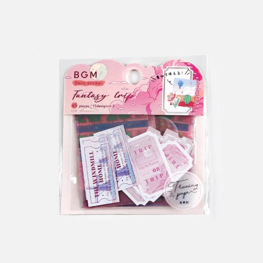 BGM Deco Sticker - Fantasy Trip - Dream Resort