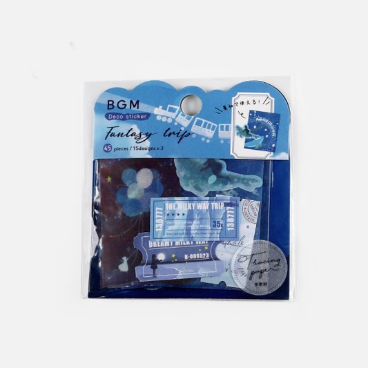 BGM Deco Sticker - Fantasy Trip - Milky Way Adventure