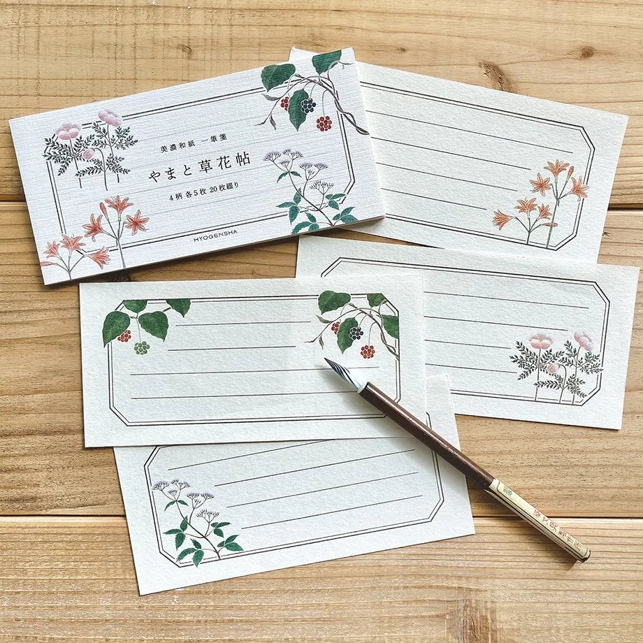 Cozyca - Shikanone - Notepad - Yamato Flower Book - Horizontal Ruled