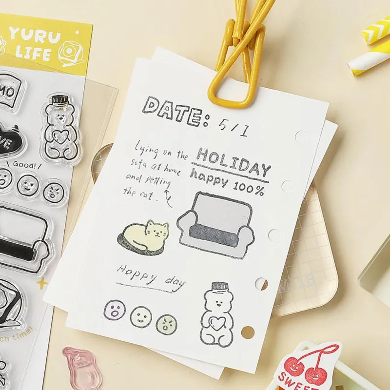 BGM Clear Stamp - Yuru Life
