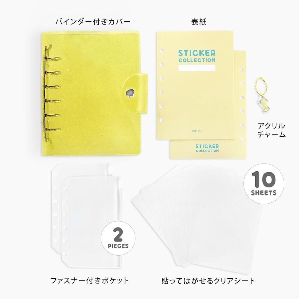 BGM Notebook-Style Sticker Book - A6 (Coming Soon)