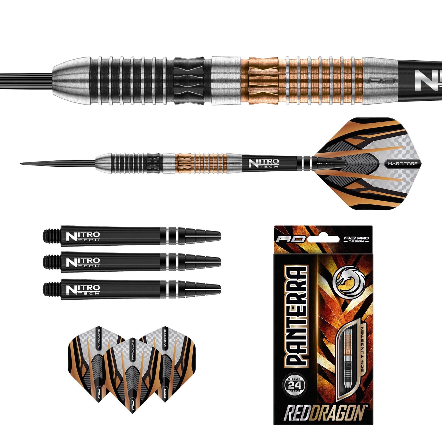RED DRAGON - Panterra Darts - 90% Tungsten - 24g