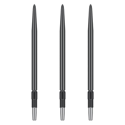 TARGET Swiss Black Dart Points 26mm, 30mm, 35mm, 40mm