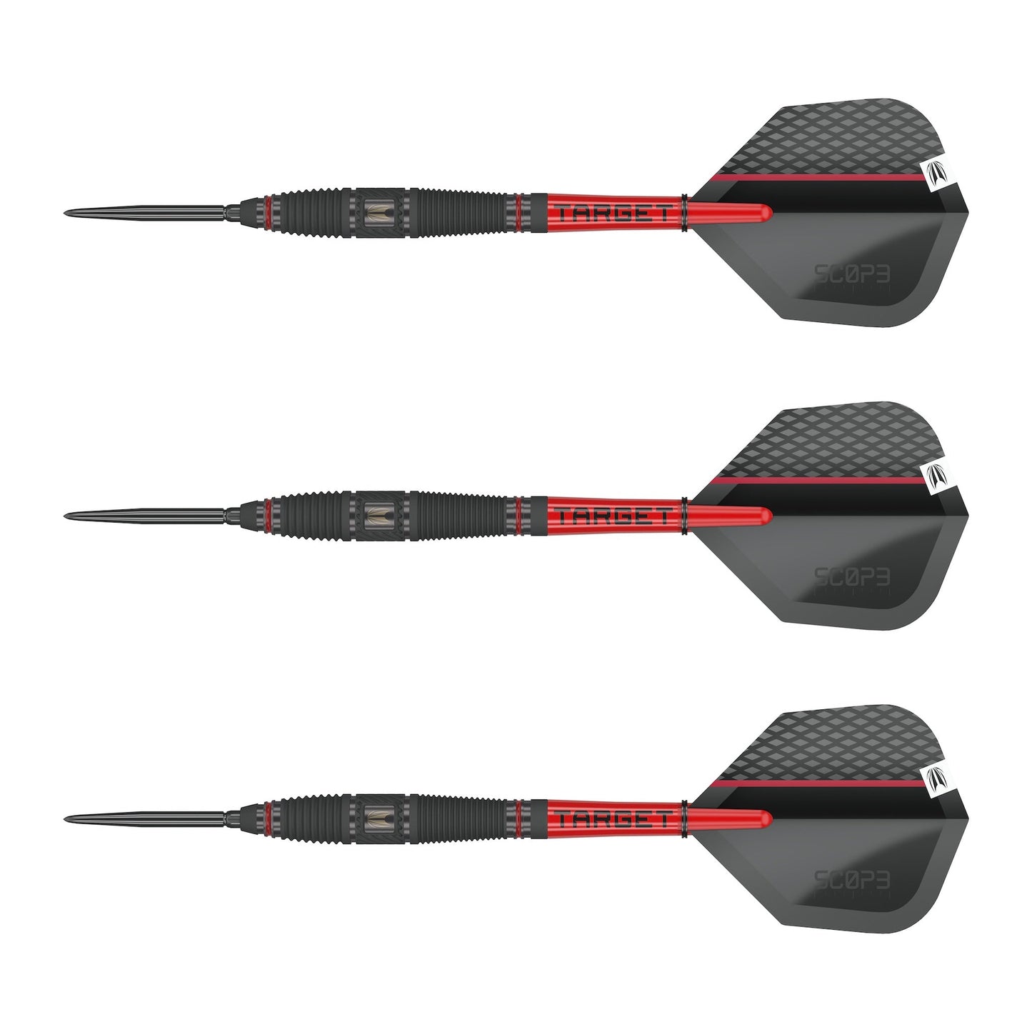 TARGET - Scope SP03 Swiss Point Steel Tip Darts - 90% Tungsten - 25g