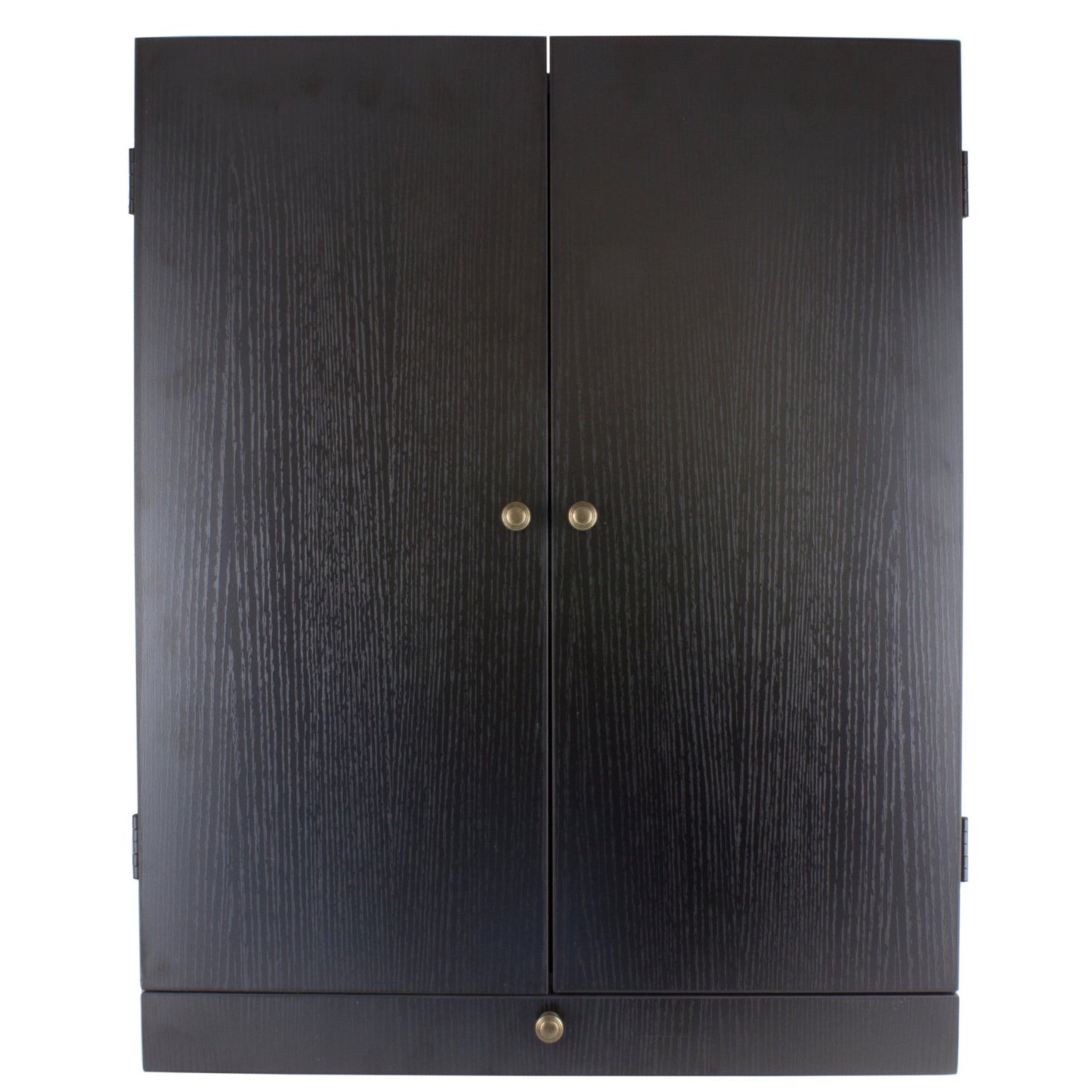 TEX - Storage Cabinet, Dartboard & Darts Set - Black