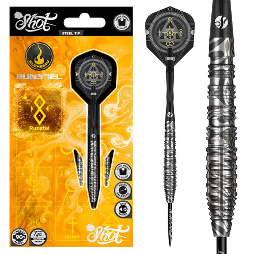 SHOT - 26g - Alchemy Runstel - 90% Tungsten - Steel Tip Darts