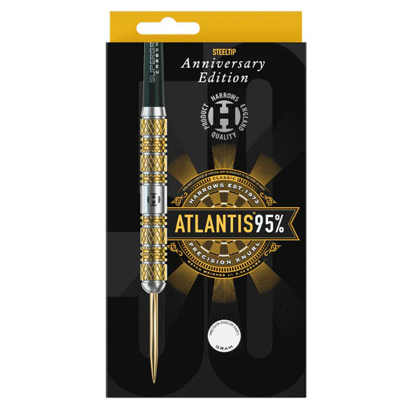 HARROWS - Atlantis ANNIVERSARY Darts - 95% Tungsten - 22g