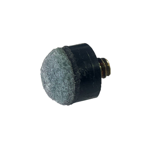 Blue Leather Cue Tip - SCREW IN - 13mm
