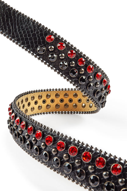 Blaze Rockstar Black/Red Logo Belt