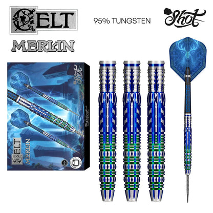 SHOT - Celt MERLIN Dart Set - 95% Tungsten - 23g