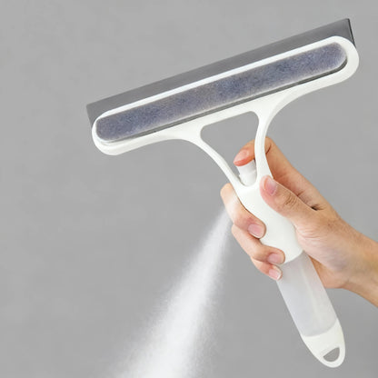 All In One Window Cleaner with Built In Spray, Wiper & Scrubber