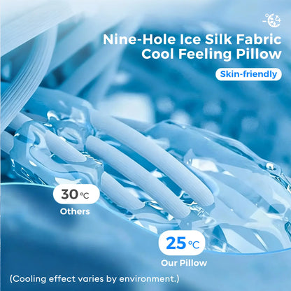 Cooling Memory Foam Neck Pillow | Adjustable Ergonomic Neck Support
