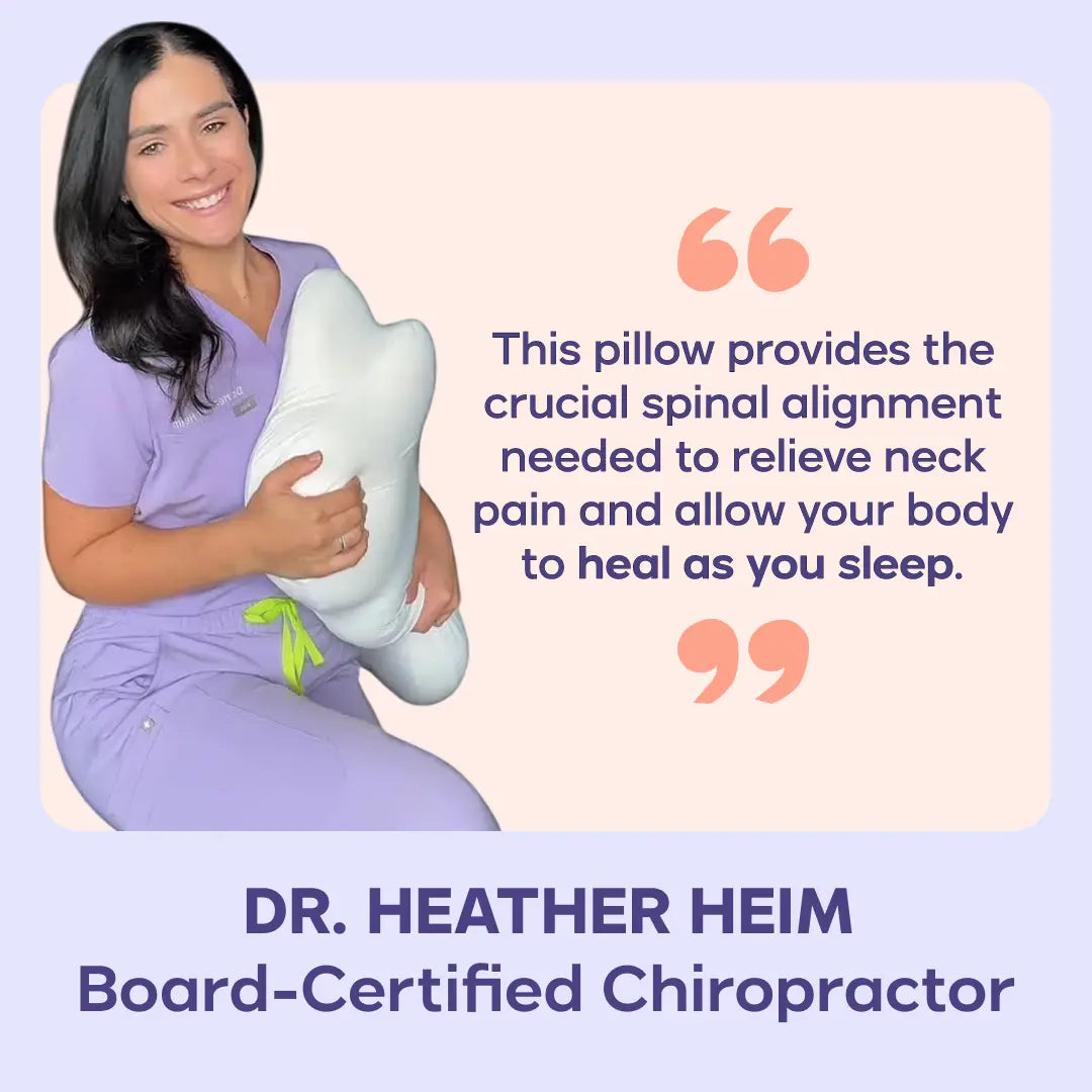 Ergonomic Cervical Memory Foam Pillow | Dual Height Cooling Pillow