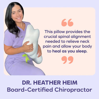 Ergonomic Cervical Memory Foam Pillow | Dual Height Cooling Pillow