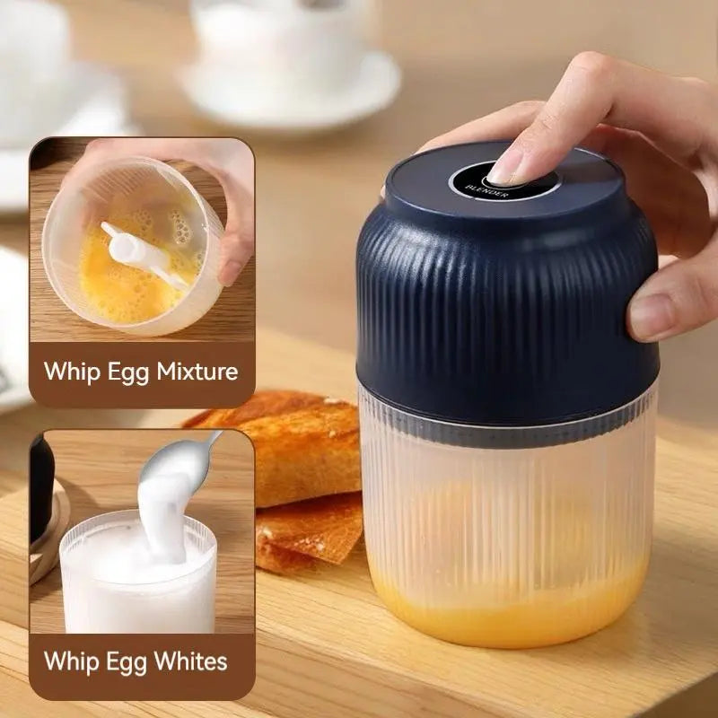 300ML Cordless Food Chopper | 4 Sharp Blades for Garlic & Vegetables