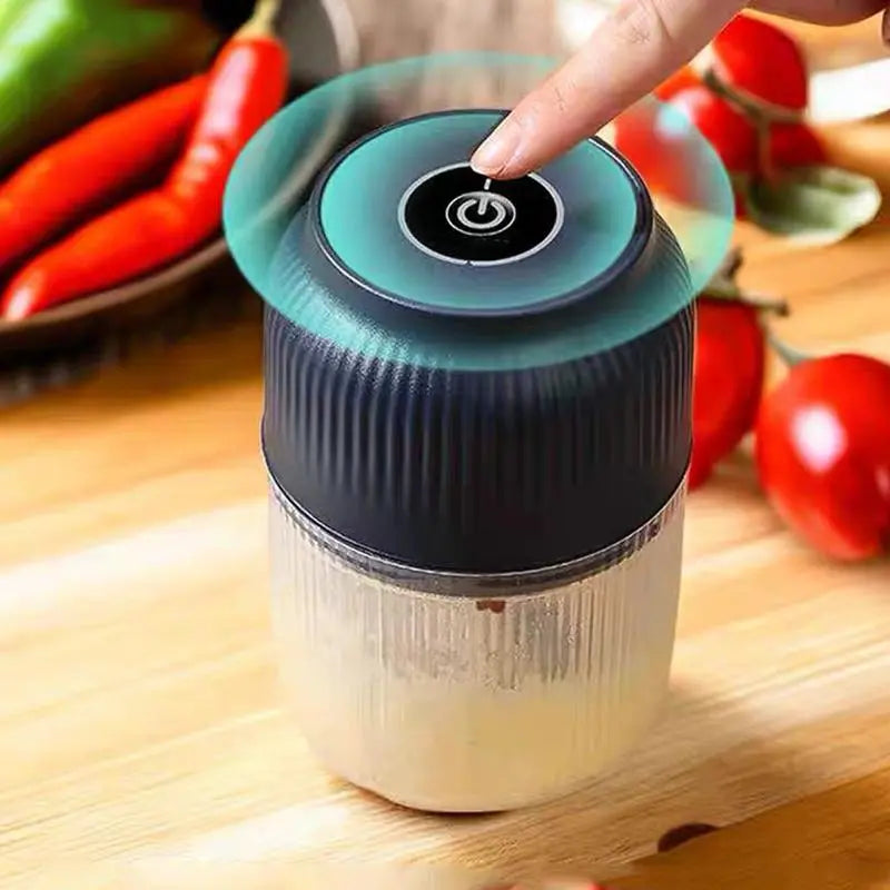 300ML Cordless Food Chopper | 4 Sharp Blades for Garlic & Vegetables