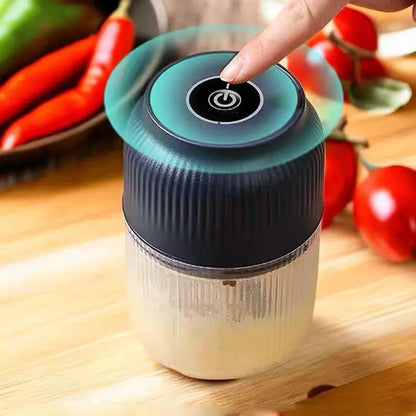 300ML Cordless Food Chopper | 4 Sharp Blades for Garlic & Vegetables
