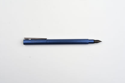 Faber-Castell - Design Neo Slim Fountain Pen - Dark Blue Aluminum