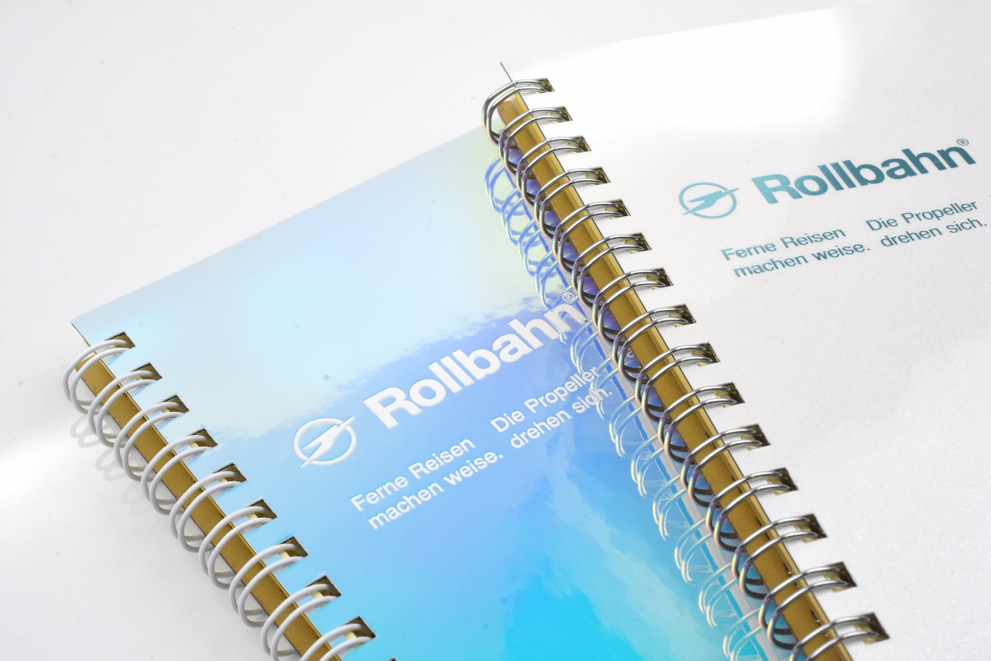 Delfonics Rollbahn Spiral Notebook - Pocket Memo Large - Metallic