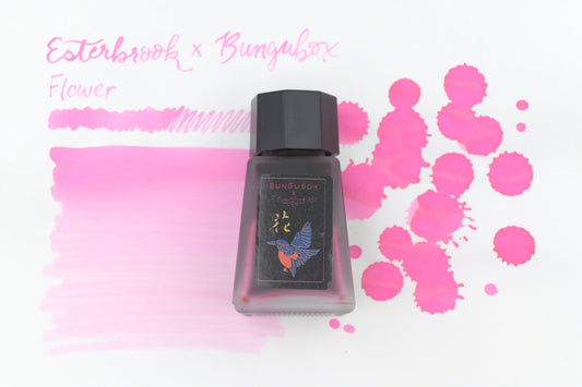 Esterbrook x BUNGUBOX Ink - Kachofugetsu - Flower - 30mL Bottle - Limited Edition