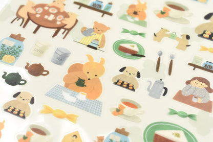 Cozyca - Mariko Fukuoka - Tea Time Sticker