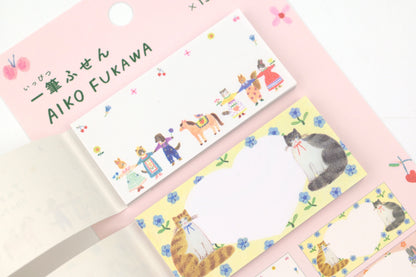 Cozyca - Aiko Fukawa One-Line Sticky Notes