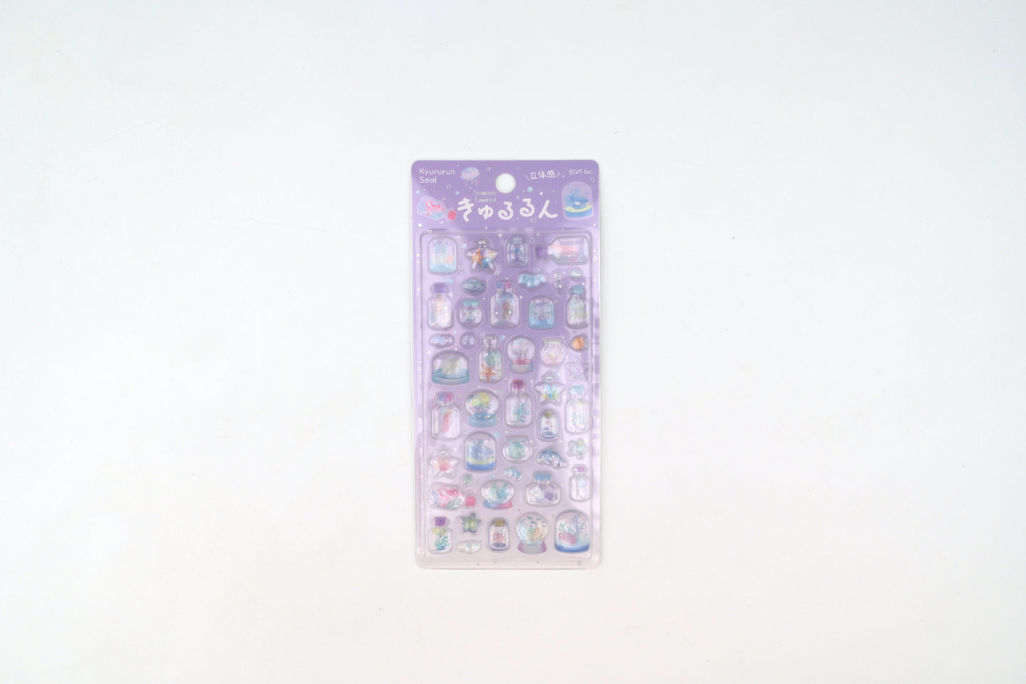 BGM 3D Sticker Sheet - Kyururun - 2026 Summer Limited - Sea Fragments