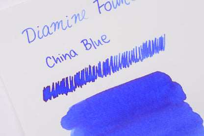 Diamine Fountain Pen Ink - China Blue - 30mL