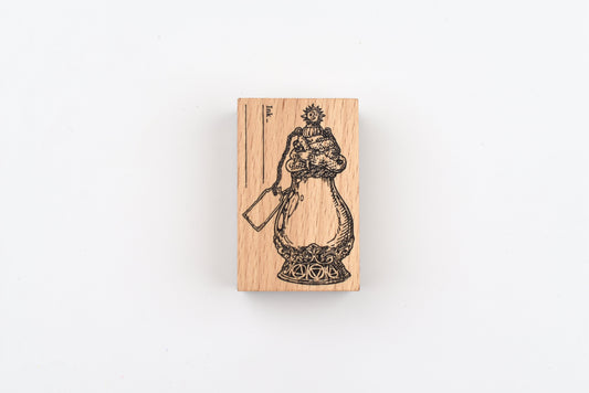 Dominant Industry - A Log of Elixir - Wood Stamp