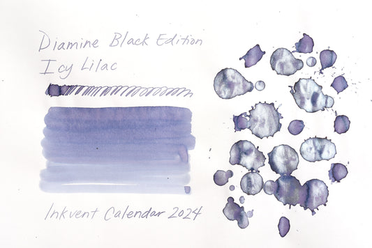 Diamine Black Edition - Shimmer - Icy Lilac