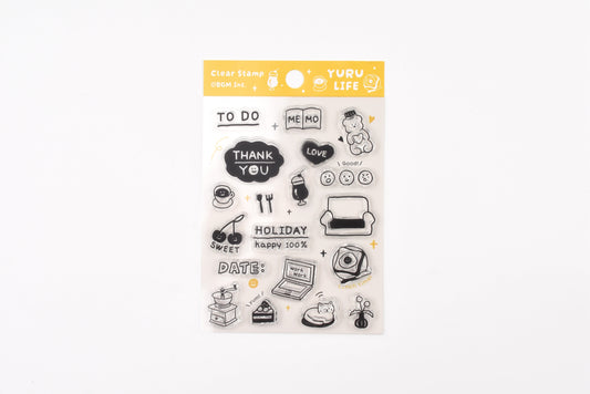 BGM Clear Stamp - Yuru Life