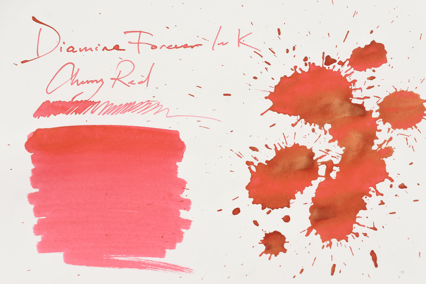 Diamine Forever Inks - Cherry Red - 50mL