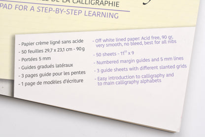 Brause Calligraphy Practice Paper Pad