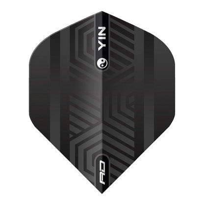 RED DRAGON - Red and Black Yin Yang Dart Flights - Standard Shape