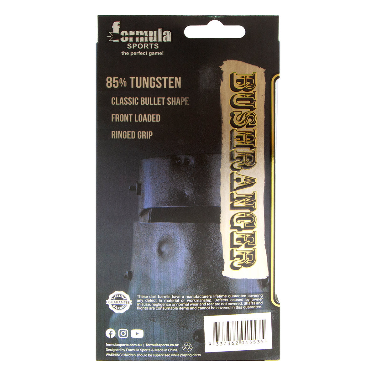 FORMULA Bushranger Bomb Darts - 85% Tungsten - 23g