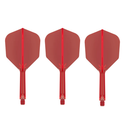 TARGET - K-FLEX All-In-One Moulded Flights NO6 Size - RED