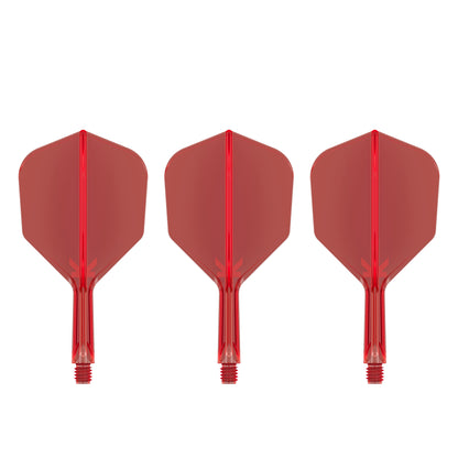 TARGET - K-FLEX All-In-One Moulded Flights NO6 Size - RED