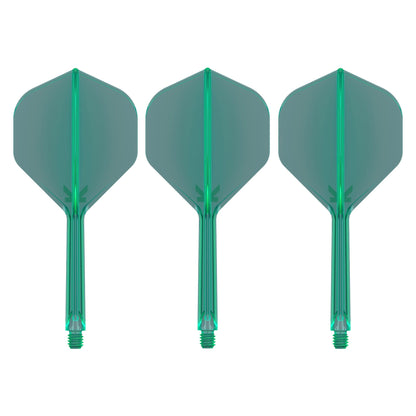 TARGET - K-FLEX All-In-One Moulded Flights NO2 Size - GREEN