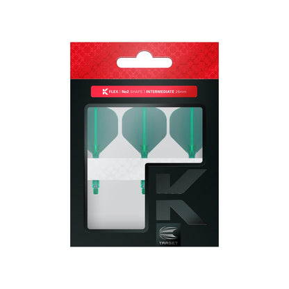 TARGET - K-FLEX All-In-One Moulded Flights NO2 Size - GREEN